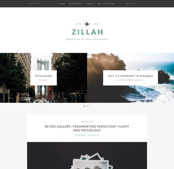 zillah-personal-website-theme